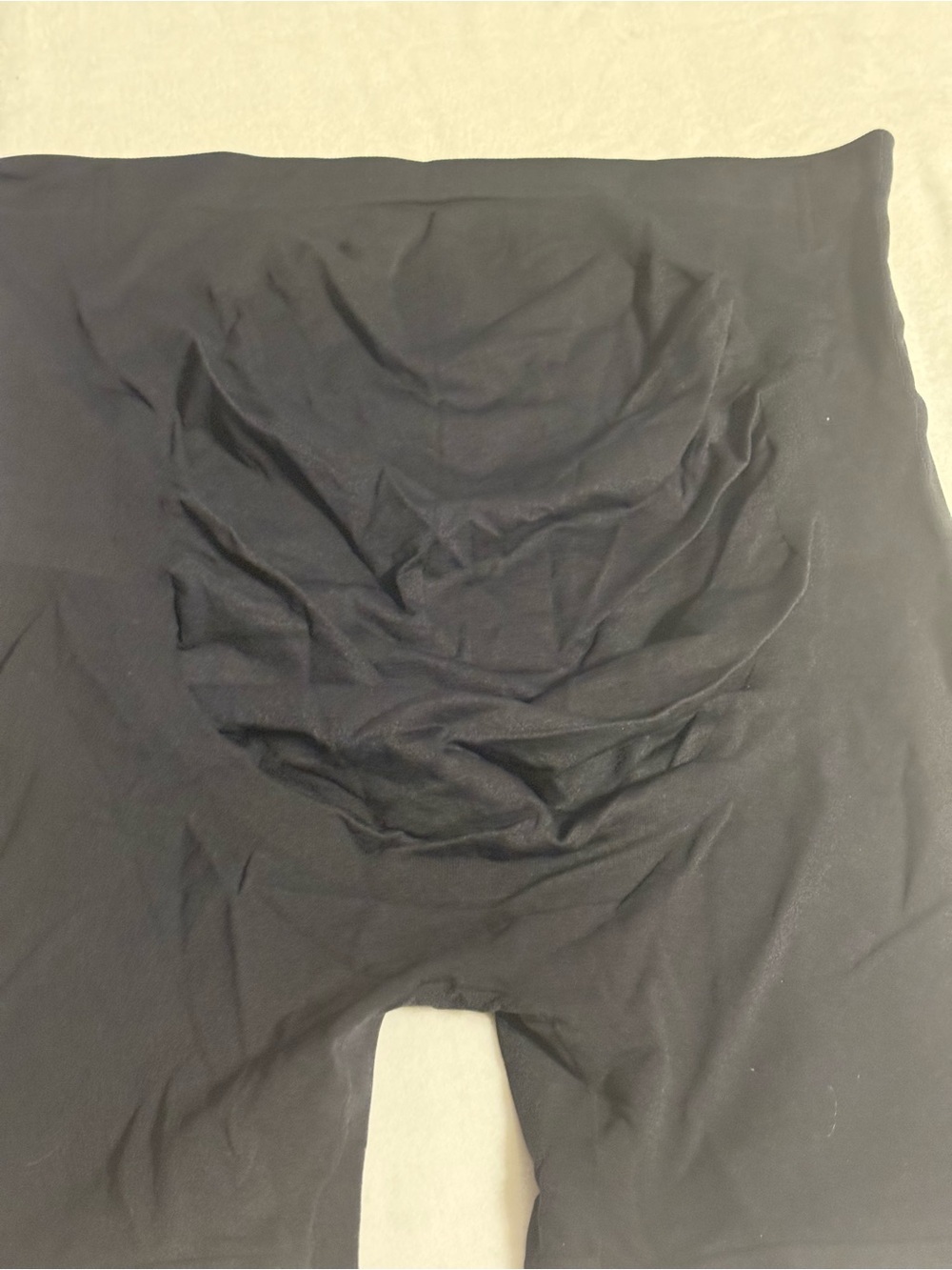 Shapermint Essentials Embrace Maternity Belly Support Shorts. Black. 4X